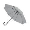 Зонт-трость Bergen, полуавтомат, серый