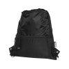 Изолированная сумка со шнурком Adventure объемом 9 л из переработанных материалов, соответствующих стандарту GRS, черный Изолированная сумка со шнурком Adventure объемом 9 л из переработанных материалов, соответствующих стандарту GRS, черный