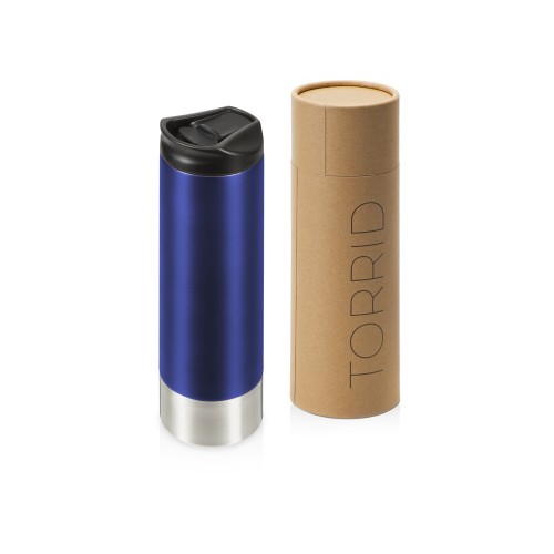 Герметичная термокружка c двойными стенками и медным слоем Torrid, 470 мл, темно-синий