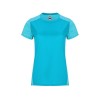 Спортивная футболка Zolder женская, бирюзовый/меланжевый бирюзовый