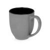 Кружка керамическая Gracy 450мл, серый/черный Кружка керамическая Gracy 450мл, серый/черный