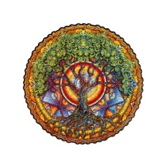 Деревянный пазл мандала Дерево жизни