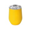 Вакуумная термокружка Sense, непротекаемая крышка, крафтовая упаковка, желтый