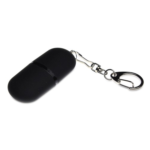 Флешка Goutte Soft-touch на 16 Гб, черный