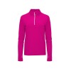 Толстовка с воротом на молнии женская Melbourne, яркая фуксия Толстовка с воротом на молнии женская Melbourne, яркая фуксия