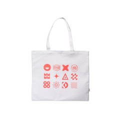 Сумка Rejenny из переработанного хлопка, светло-серый (термотрансфер)