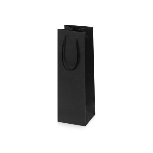 Пакет под бутылку Imilit 11х35х11 см, черный