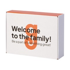 Коробка подарочная Zand M, белый (уф на вылет)