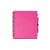 Блокнот LEYNAX с ручкой из переработанного картона, фуксия