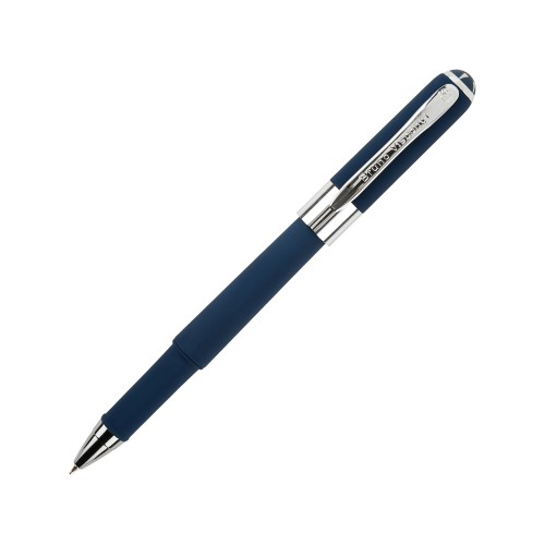 Ручка пластиковая шариковая Monaco, 0,5мм, синие чернила, темно-синий navy/серебристый