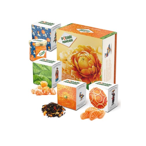 Подарочный набор с чаем и сладостями ПодариМандари (Р)