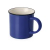 Кружка Countryside S с черным ободком, белая внутри, цветная снаружи, синий Кружка Countryside S с черным ободком, белая внутри, цветная снаружи, синий