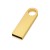 USB 2.0-флешка на 8 Гб с мини чипом и круглым отверстием, золотистыйй USB 2.0-флешка на 8 Гб с мини чипом и круглым отверстием, золотистыйй
