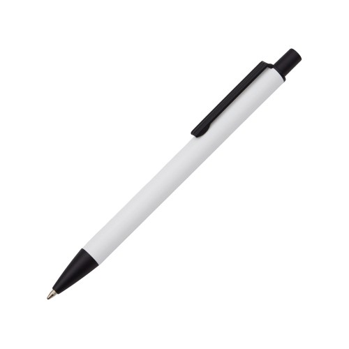 Ручка металлическая шариковая Groove M Recy, белый