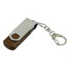 Флешка промо поворотный механизм, 16 Гб, коричневый Флешка промо поворотный механизм, 16 Гб, коричневый