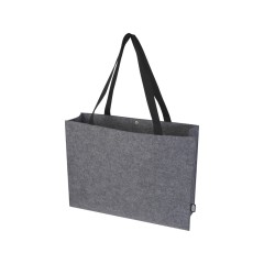 Эко-сумка фетровая Felta с широким дном , серый