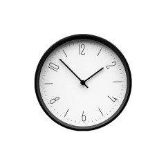Часы настенные Lander S, белые с черным
