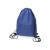 Рюкзак-мешок Reviver из нетканого переработанного материала RPET, синий Рюкзак-мешок Reviver из нетканого переработанного материала RPET, синий