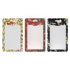 Чехол для пропуска с полноцветной УФ-печатью, софт-тач