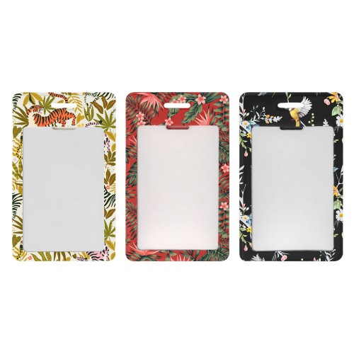 Чехол для пропуска с полноцветной УФ-печатью, софт-тач