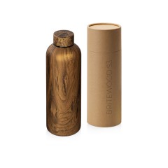 Вакуумная термобутылка Britewood S3, 500 мл, крафтовый тубус