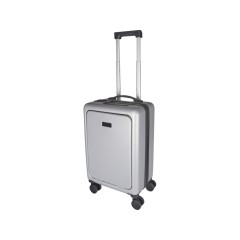 Rover Pro 20-дюймовый чемодан на колесах из материалов, переработанных согласно стандарту GRS, объемом 40 л - Серебряный