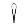 Ланьярд с карабином и замком безопасного разрыва, черный Ланьярд с карабином и замком безопасного разрыва, черный