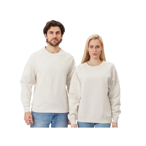 Свитшот оверсайз Paris, унисекс, бежевый