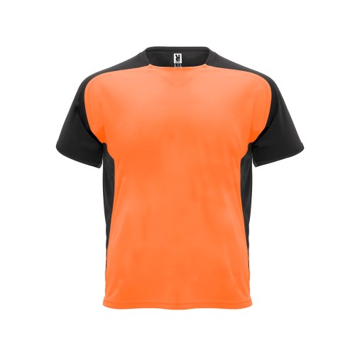 Футболка Bugatti мужская, неоновый оранжевый/черный