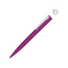 Металлическая шариковая ручка soft touch Brush gum, розовый Металлическая шариковая ручка soft touch Brush gum, розовый