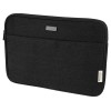 Чехол для 14-дюймового ноутбука Joey объемом 2 л из брезента, переработанного по стандарту GRS, черный Чехол для 14-дюймового ноутбука Joey объемом 2 л из брезента, переработанного по стандарту GRS, черный