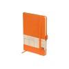 Блокнот А5 City на резинке, оранжевый Блокнот А5 City на резинке, оранжевый