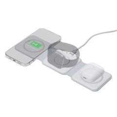 Беспроводное зарядное устройство 3-в-1 Road, 15 Вт, белый