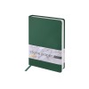 Ежедневник с каменной бумагой недатированный А5 Carrara, зеленый