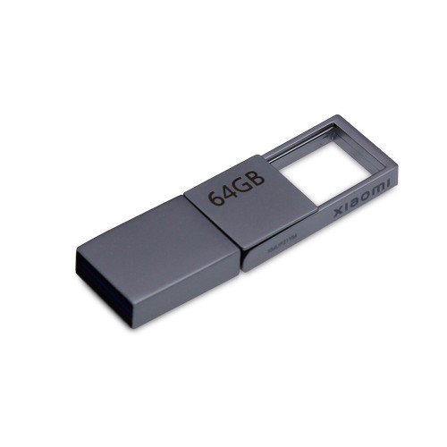 USB 3.0-флешка на 64 Гб с разъемами USB-A и Type-C, серебристый