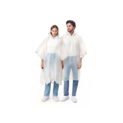 Пончо Hawaii c чехлом унисекс, белый