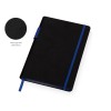 Бизнес блокнот Bossy с цветным срезом, твердая обложка, 128 листов, черный и синий Бизнес блокнот Bossy с цветным срезом, твердая обложка, 128 листов, черный и синий