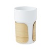 Fika стакан 340 мл с бамбуковым чехлом - Белый Fika стакан 340 мл с бамбуковым чехлом - Белый