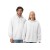 Толстовка с капюшоном оверсайз Lisbon унисекс, белый