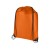 Рюкзак-мешок на шнурке Evergreen из переработанного нетканого материала, оранжевый Рюкзак-мешок на шнурке Evergreen из переработанного нетканого материала, оранжевый