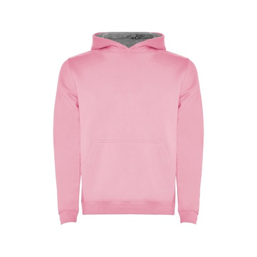 Толстовка с капюшоном Urban детская, светло-розовый/серый меланж