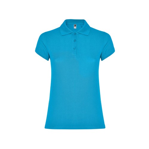 Рубашка поло Star женская, бирюзовый