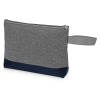 Косметичка двухцветная Trivium, серый/темно-синий Косметичка двухцветная Trivium, серый/темно-синий