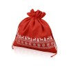 Мешочек подарочный новогодний, хлопок, большой, красный Мешочек подарочный новогодний, хлопок, большой, красный