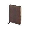 Ежедневник недатированный А5 Amazonia, коричневый с золотым обрезом