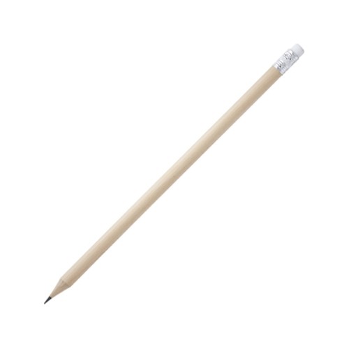 Карандаш деревянный COUVET с ластиком, бежевый