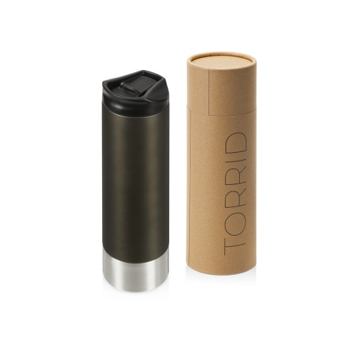 Герметичная термокружка c двойными стенками и медным слоем Torrid, 470 мл, темно-серый