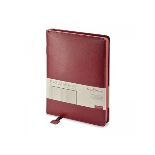 Ежедневник А5 недатированный Polo, бордовый