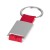 Брелок Mondo, серебристый/красный Брелок Mondo, серебристый/красный
