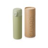 Вакуумная термокружка Waterline c кнопкой Guard, 400 мл, тубус, оливковый